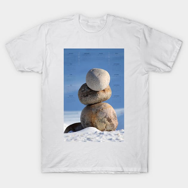 Balancing Act • 2022 Year-at-a-glance Calendar T-Shirt by photoclique